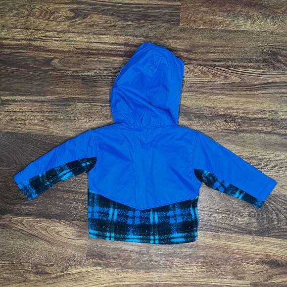 Columbia Steens Mt Overlay Hoodie Fleece Zip Up Jacket Baby Size 3/6 Months - Picture 8 of 9